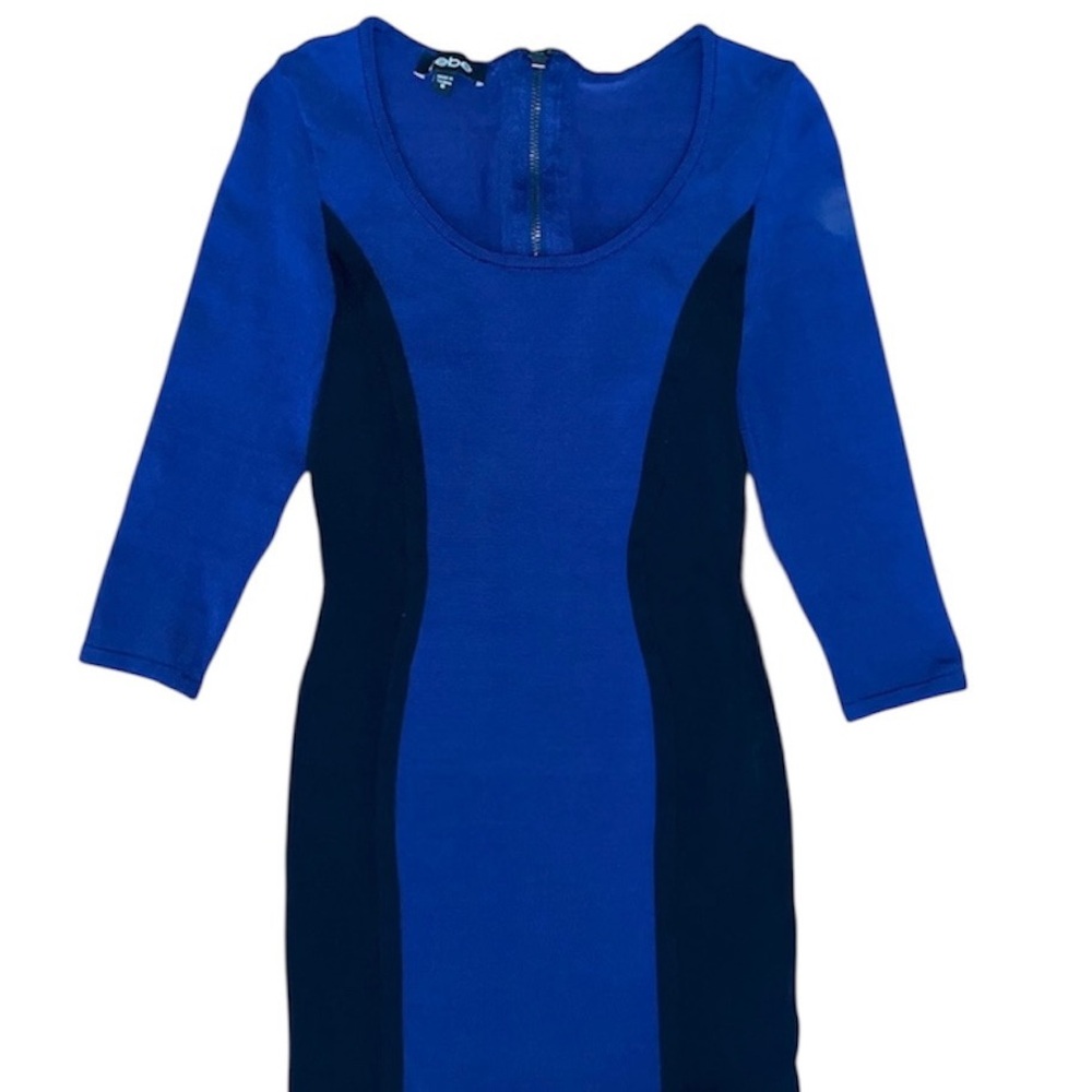 Bebe Blue and Black Dress